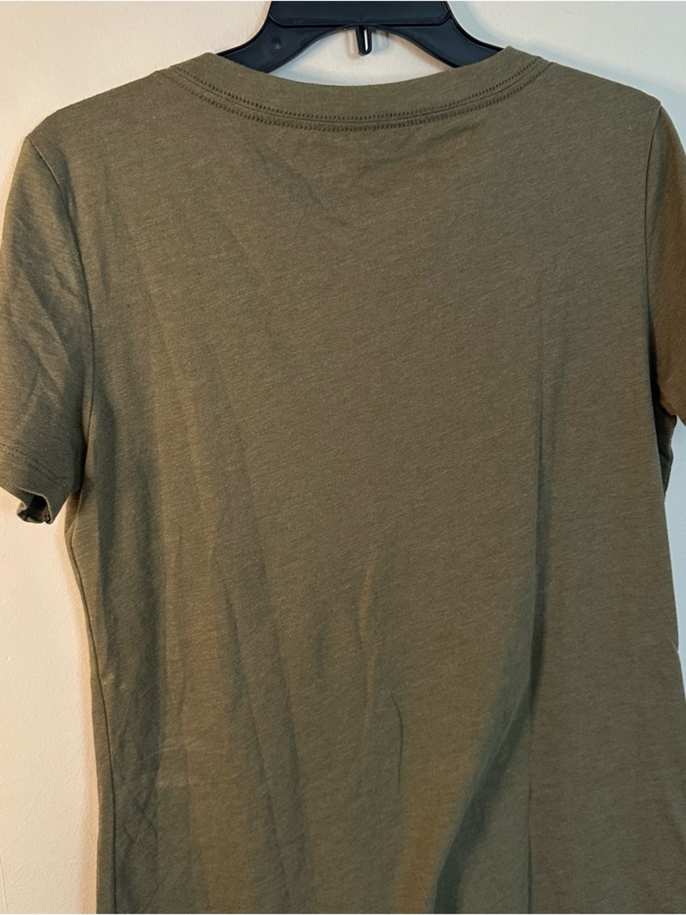 Indycar Racing Womens XL Olive Green V-Neck Velvet Textured Graphic T-Shirt - Picture 9 of 13